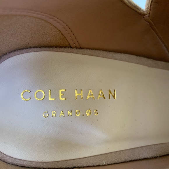 Cole Haan Shiloh Open Toe Perforated Suede Bootie - Picture 14 of 14